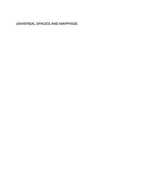 cover image of Universal Spaces and Mappings